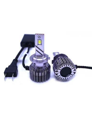 Set 2 leduri H7 H55 Canbus, 55W, 6000K, 11.000...