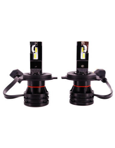 Σετ 2 LED H4 M2, Canbus, 6500k, 28W, 6000 Lm, 12V-24V