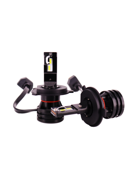Set 2 LED H4 M2, Canbus, 6500k, 28W, 6000 Lm, 12V-24V