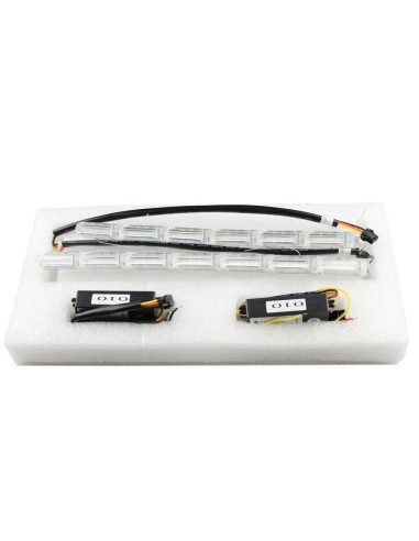 Flexible daytime running lights with...