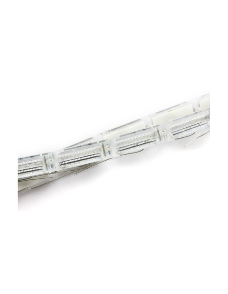 Flexible daytime running lights with progressive, dynamic signaling (Audi type) with 16 Matrix flow effect modules - L8