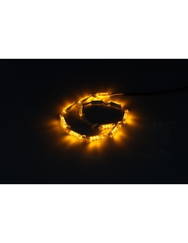 Flexible daytime running lights with...