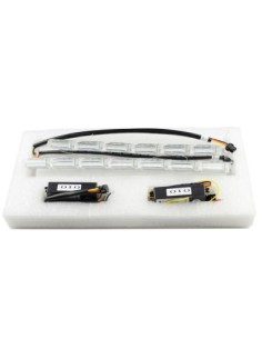 Flexible daytime running lights with progressive dynamic...