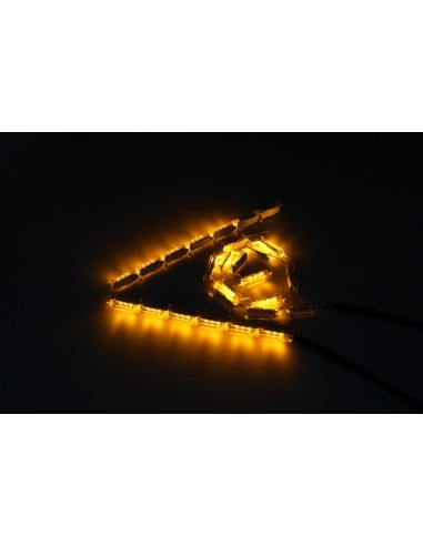 Flexible daytime running lights with...