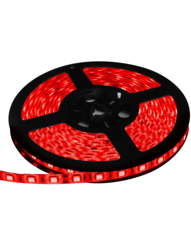 Red LED strip 60 LEDs per meter, 24V,...