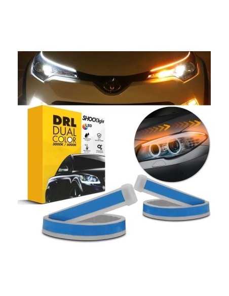 Set of 2 dynamic LED indicators, length 45 cm