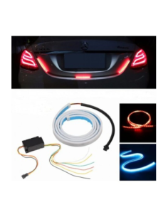 120cm LED Trunk Strip, Multiple Functions, Red/Blue, 12V...