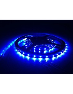 Blue LED strip 60 LEDs/m, 12V, waterproof, on a 5-meter roll