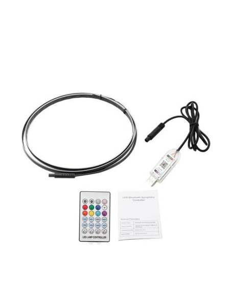 Set of two Symphony acrylic ambient strips with LED 110CM+35CM USB power