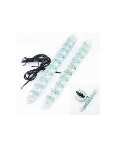 Lumini de zi DRL Flexibile 9 led*0,5W