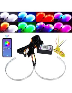 Set of 2 RGB Multicolor LED Devil Eyes with mobile app