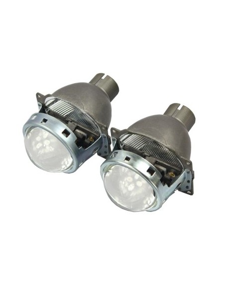 Bixenon Q5 Projectors, D2S 3" for BMW E46, with included trims