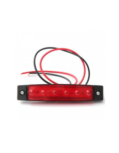 Car Marker Light with LED 12V Red LG-6SMD-12V-ROSU