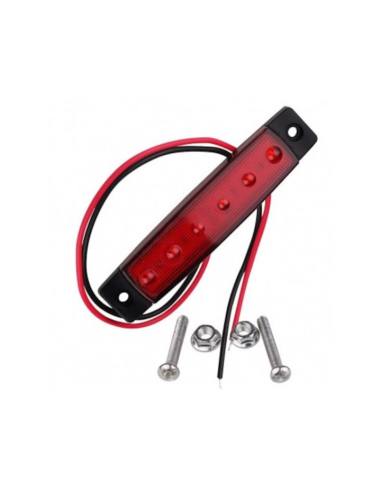Car Marker Light with LED 12V Red LG-6SMD-12V-ROSU