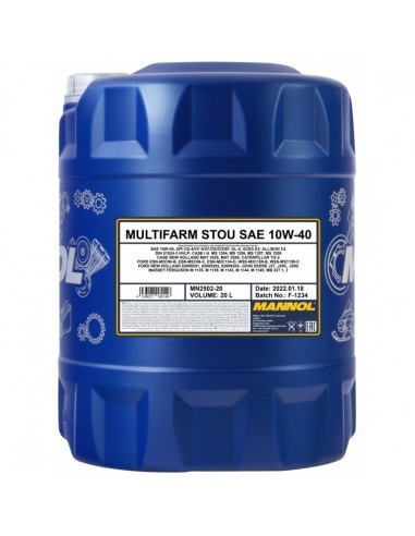 Λάδι κινητήρα MANNOL Multifarm Stou 10W-40 20L