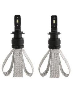 Set of 2 H3 LED Headlight Bulbs 40W Cree Chip 4000 Lm 12/24V