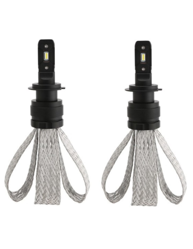Set of 2 H3 LED Headlight Bulbs 40W Cree Chip...
