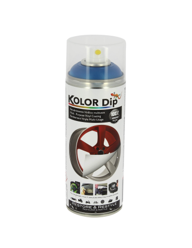Metallic Blue Rubberized Spray Paint Kolor Dip...
