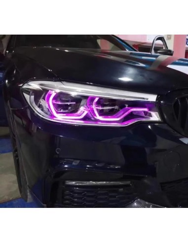 RGBW Multicolor Angel Eyes DRL Module Set for...