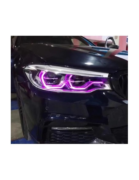 RGBW Multicolor Angel Eyes DRL Module Set for BMW Series 5 G30, Series 6GT