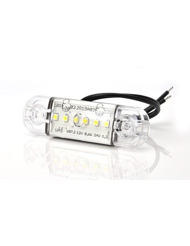 LED Position Lamp 713 W97.2 12V-24V White Was