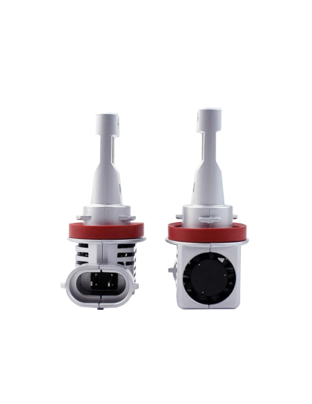 Set of 2 H11 M3 Canbus LED Lights, 55W, brightness 10,000 Lm, 12V-24V