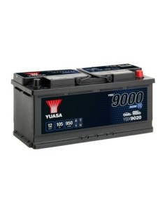 Car Battery Yuasa 9000 AGM 105Ah 950A with Start-Stop,...