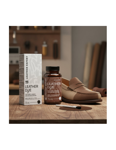 Közepes Barna Suede Festék Leather Expert, Festék velúrhoz, nubukhoz, anilinhez 75ml
