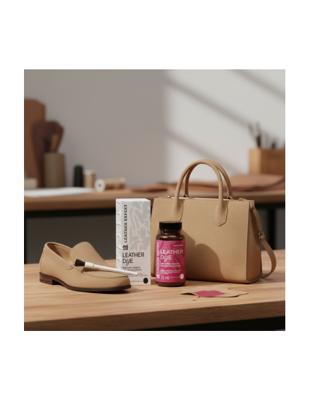 Βαφή για Σουέτ Ροζ Κερασί Leather Expert, Dye for suede, nubuck, aniline 75ml