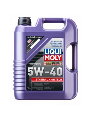 Engine Oil Liqui Moly Synthoil High Tech 5W40, 5L