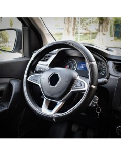 Umbrella Lux Steering Wheel Cover, Black 37-39cm, Umbrella 2