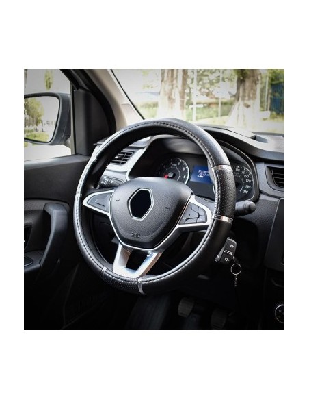 Umbrella Lux Steering Wheel Cover, Black 37-39cm, Umbrella