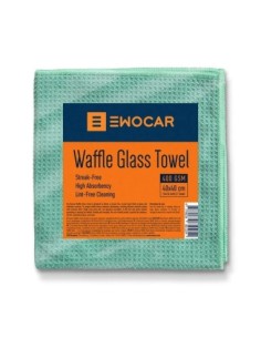 EWOCAR Waffle Glass Towel üveg törlő 2