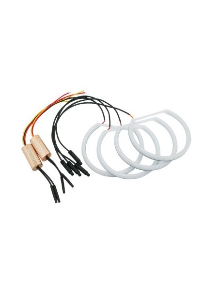 Kit Angel Eyes LED COTTON with Signaling for BMW E46 with BOSCH Headlight - 4x146mm