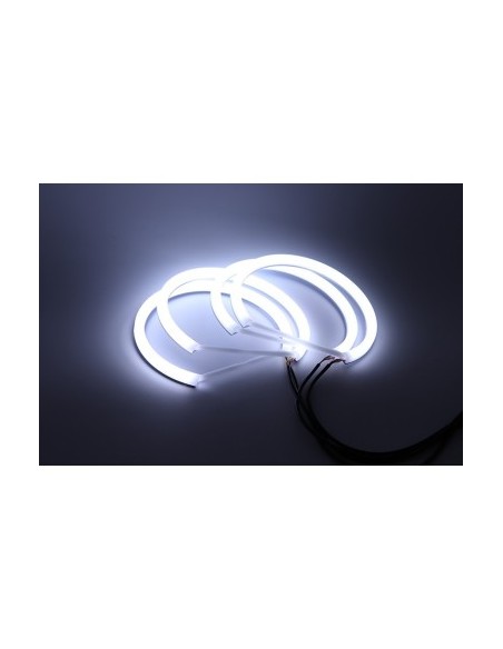 Kit Angel Eyes LED COTTON Jelzéssel BMW E46-hoz BOSCH Fényszóróval - 4x146mm