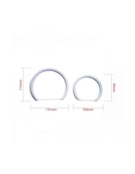 Kit Angel Eyes LED COTTON για BMW X3 E83 - 2x106mm + 2x131mm