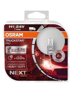 Σετ 2 Λάμπες Φωτός 24V H1 70W Truckstar Pro +120% NextGen...