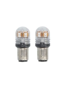 Комплект 2 авто LED лампи Червен P21/5W Philips Ultinon... 2