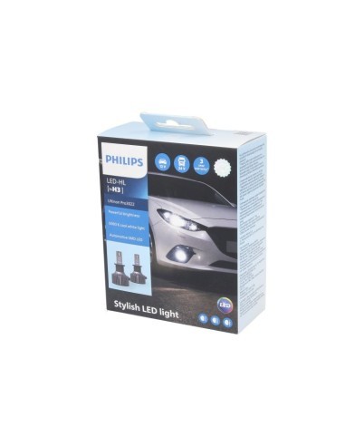 Σετ 2 Λαμπτήρες LED H3 Philips Ultinon Pro3022...