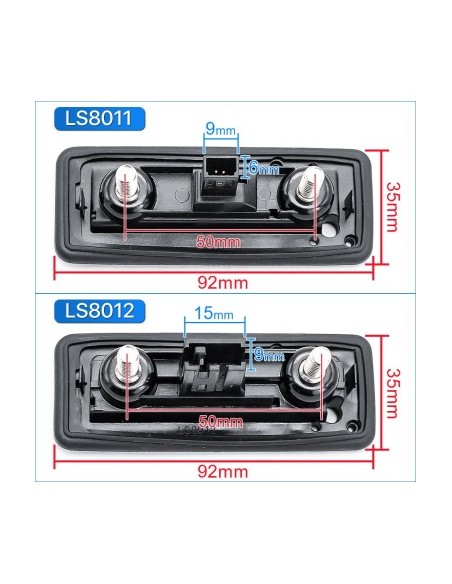 HD Rear Camera with StarLight Night Vision for Skoda Rapid, Fabia, Superb, Yeti, Roomster - FA8012 (LS8012)