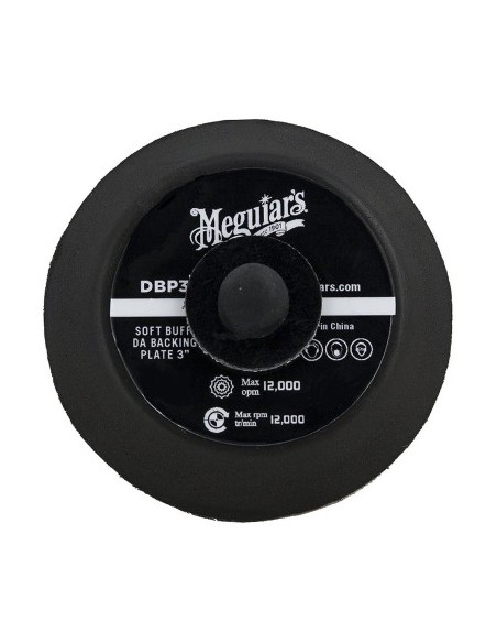 Meguiar's Soft Buff Backing Plate for Orbital Machine, 76.2mm