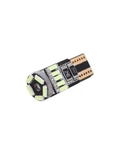 Led Autó Piros Canbus T10 15 Smd 4014 12V...