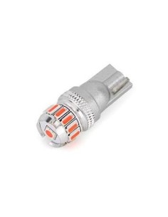 Led Автомобил Червен Canbus T10 12V 12SMD4014+1SMD3030 -...