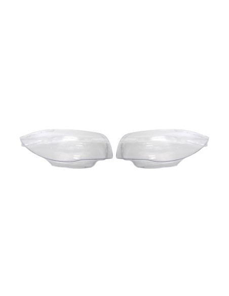 Set 2 headlights glasses for BMW Series 1 E81 E82 E87 E88 (2004 - 2011)