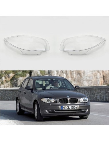 Set 2 headlights glasses for BMW Series 1 E81...