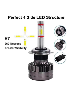 Σετ 2 led H7 Canbus 360 μοίρες για φώτα αυτοκινήτου,... 2