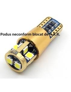Led αυτοκίνητου T10/(W5W) Canbus με 10 SMD 2835 - BTLEK005