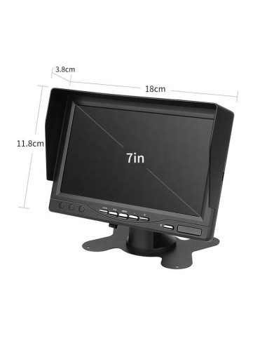 Car Display AHD 7" 12-24V