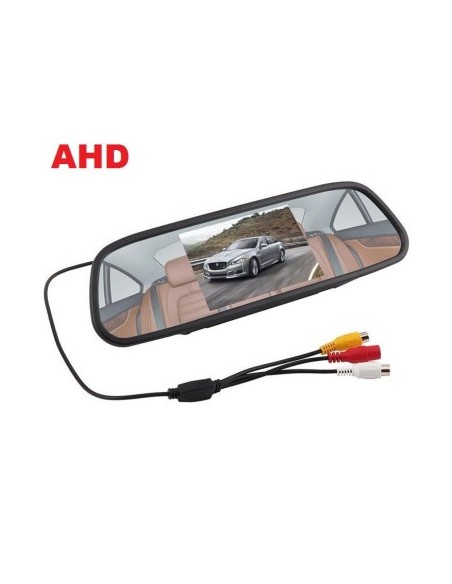 5" AHD Car Display on Rearview Mirror