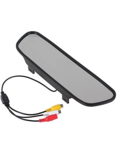5" AHD Car Display on Rearview Mirror